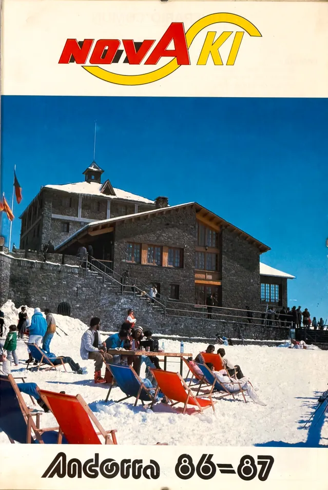 Cartel de temporada de Internova Andorra 1986 1987
