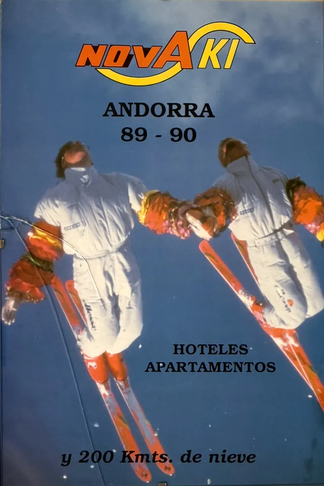 Cartel de temporada de Internova Andorra 1989 1990