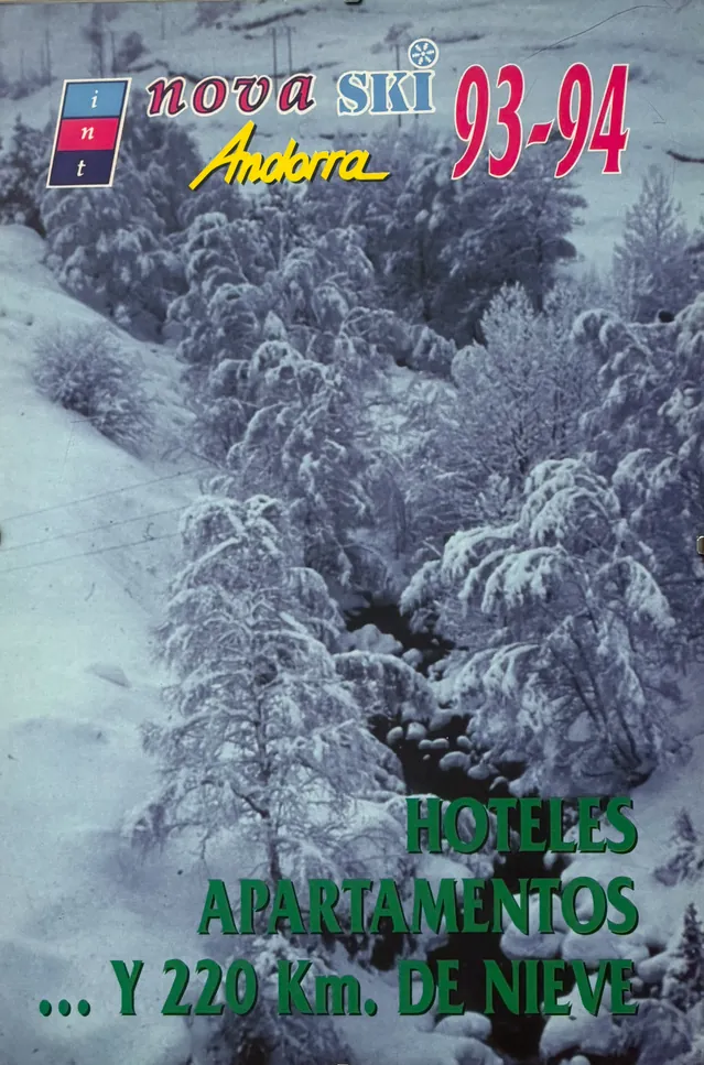 Cartel de temporada de Internova Andorra 1993 1994