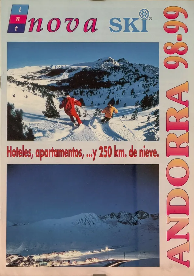 Cartel de temporada de Internova Andorra 1998 1999