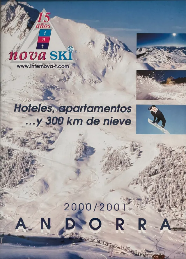 Cartel de temporada de Internova Andorra 2000 2001