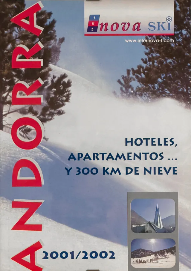 Cartel de temporada de Internova Andorra 2001 2002