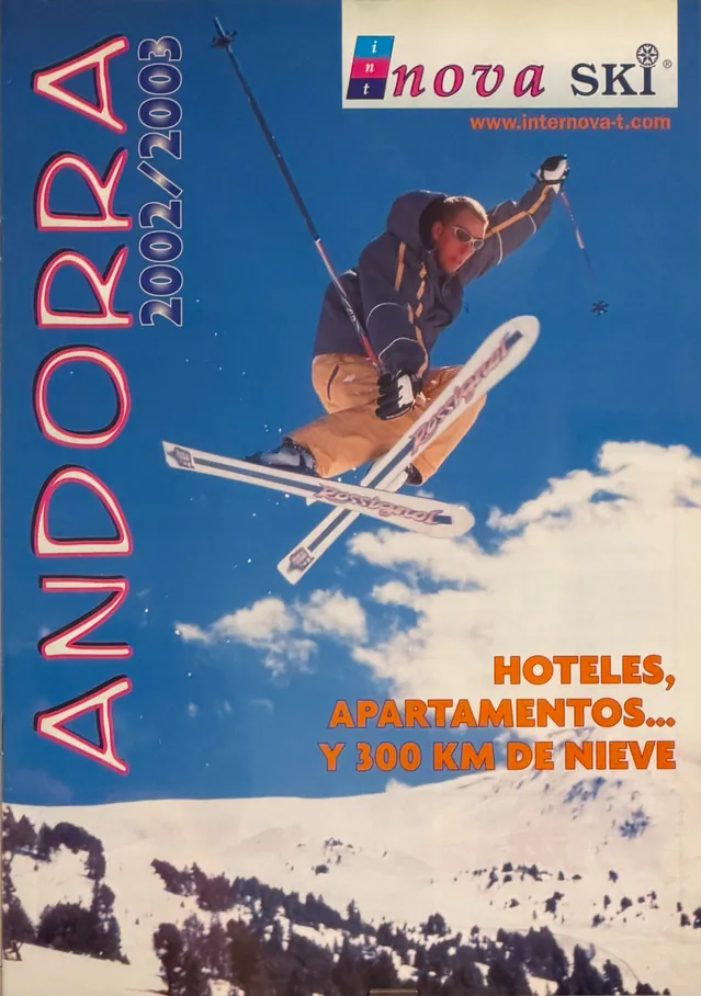 Cartel de temporada de Internova Andorra 2002 2003