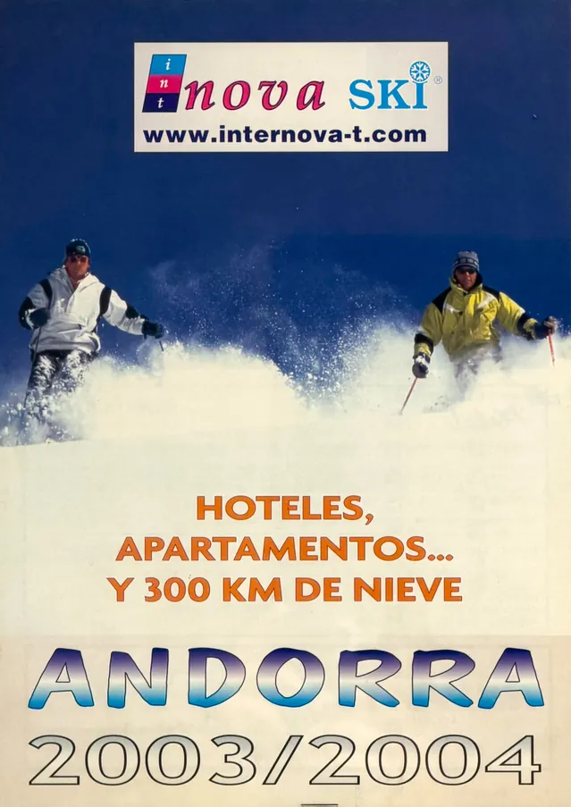 Cartel de temporada de Internova Andorra 2003 2004