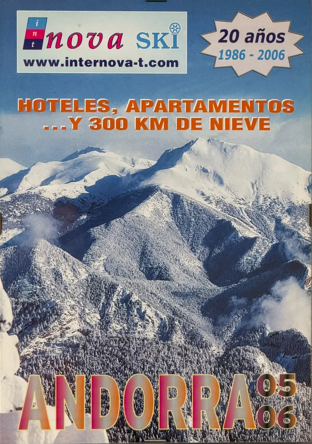 Cartel de temporada de Internova Andorra 2005 2006