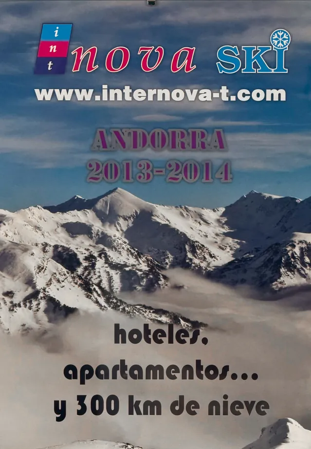 Cartel de temporada de Internova Andorra 2013 2014